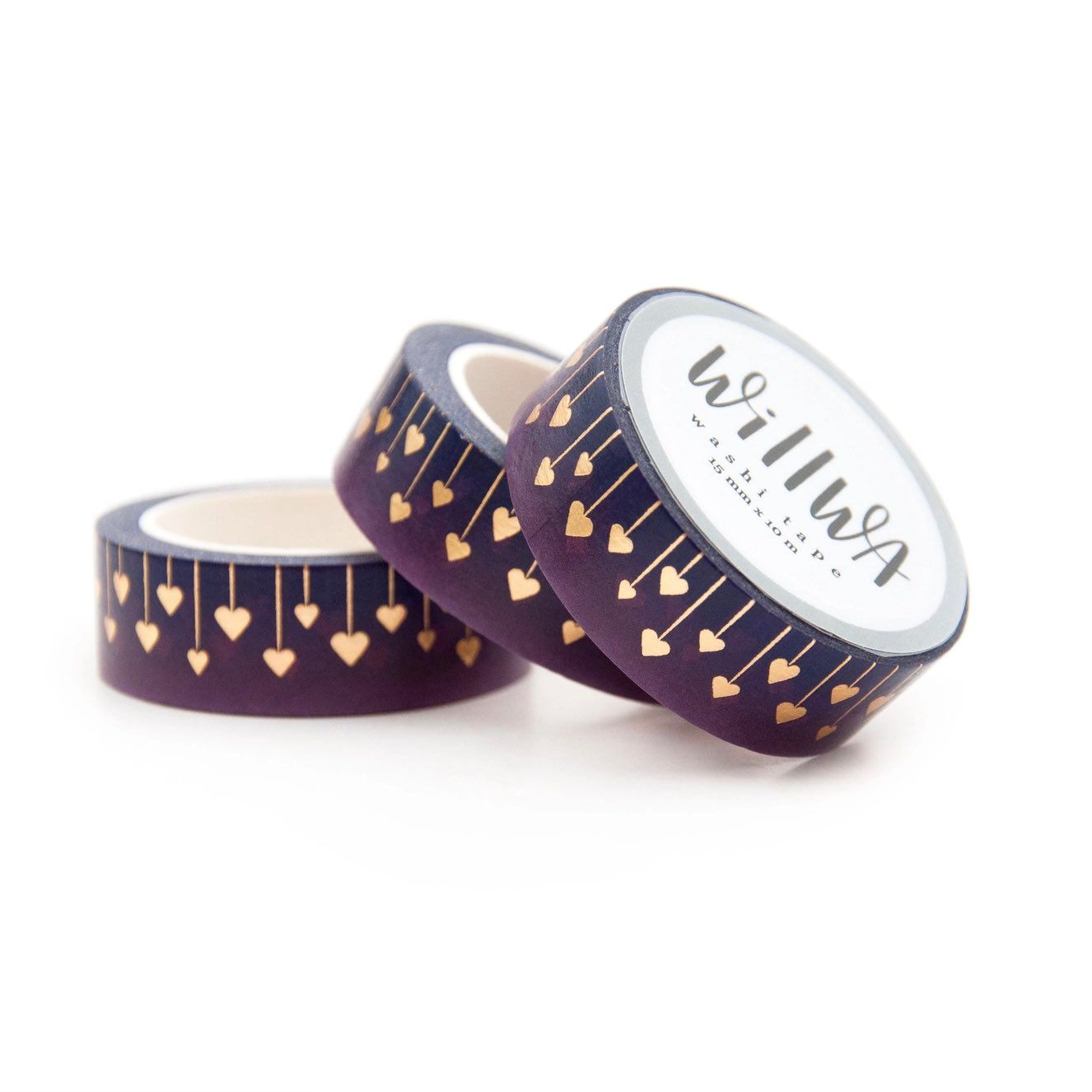 Washi Tape Willwa - Heart Strings 15 mm