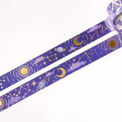 Washi Tape Willwa - Dreamy Constellations 15 mm