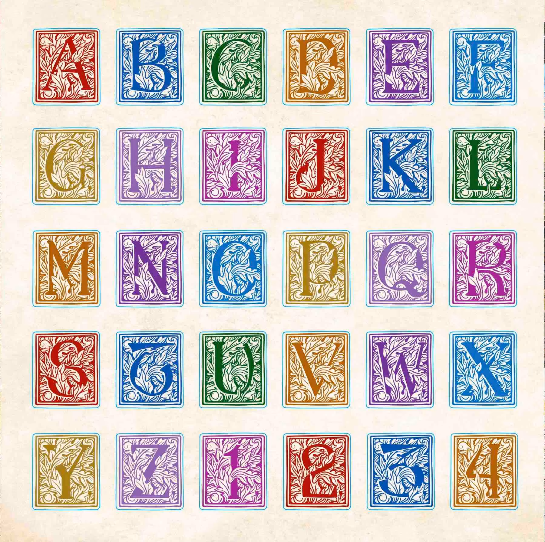 Stickersbok Bibliophelia Ephemera  (780 stickers)