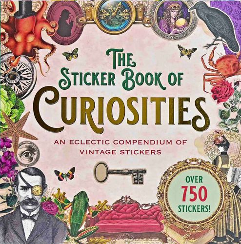 Stickersbok The Sticker Book of Curiosities  (750 stickers)