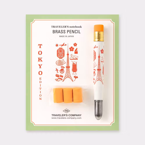TOKYO Brass Pencil // Traveler's Notebook