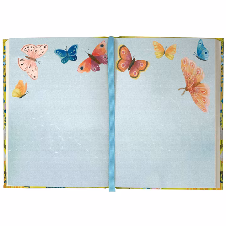 Roger la Borde Illustrated Journal - Butterfly Ball Sunshine