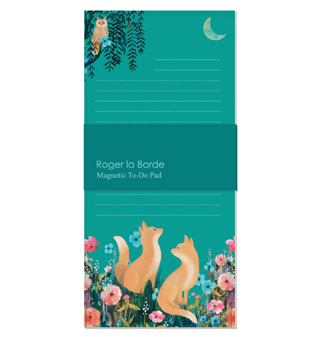 Magnetic To Do Pad - Moonlit Meadow