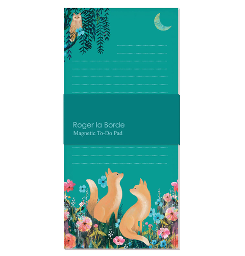 Magnetic To Do Pad - Moonlit Meadow
