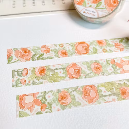 Washi tape Lettoon - Cozy Rosie 15 mm