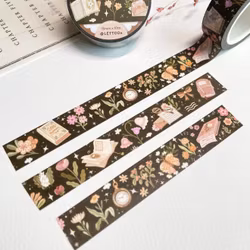 Washi tape Lettoon - Moonlight Reading 15 mm