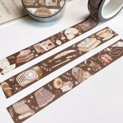 Washi tape Lettoon - Dark Academia 15 mm