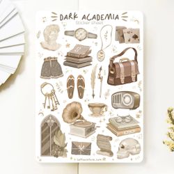 Stickers Lettoon - Dark Academia