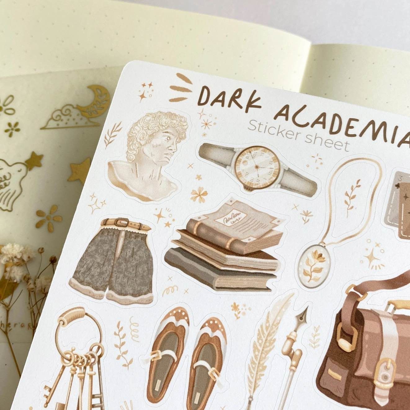 Stickers Lettoon - Dark Academia
