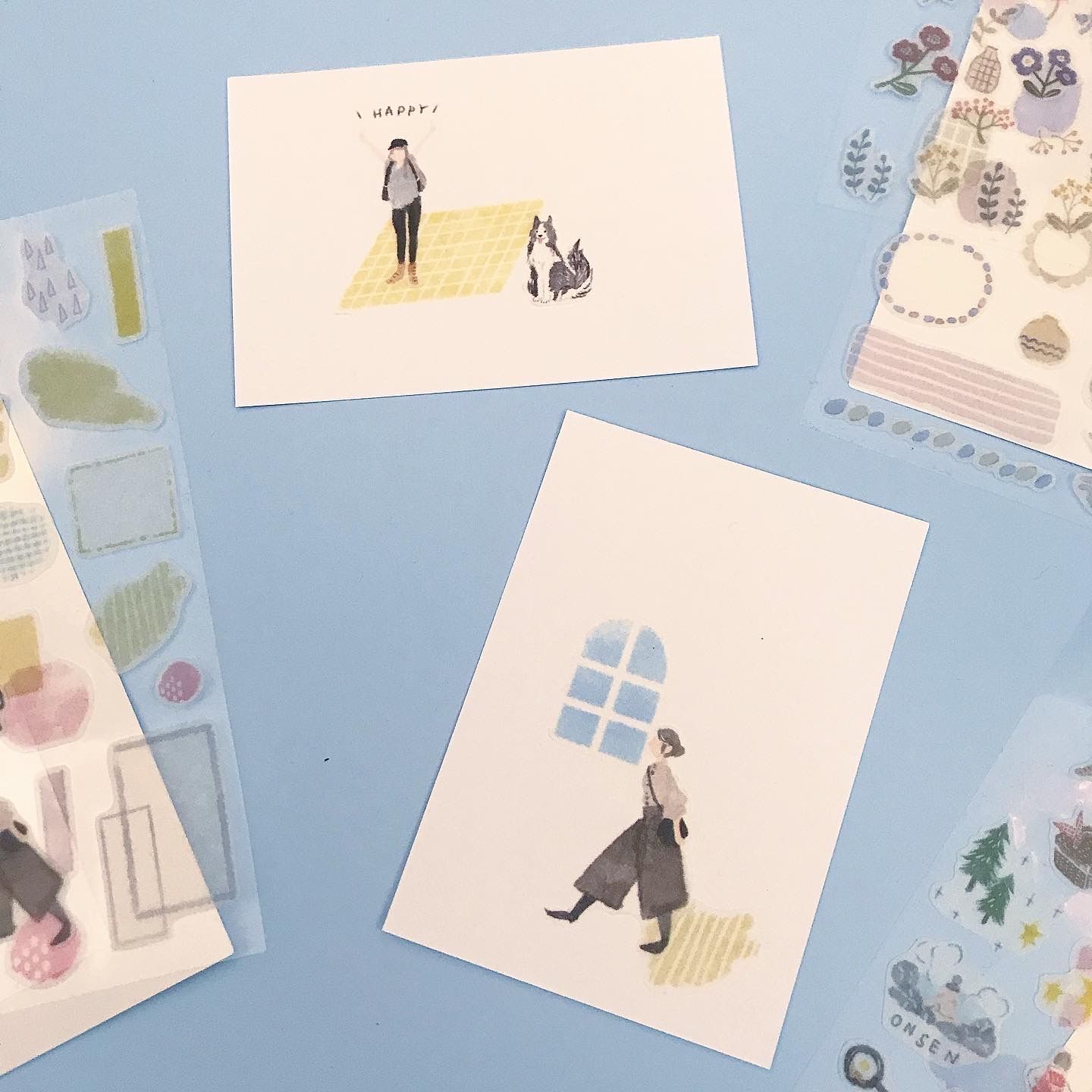Midori Sticker Two Sheets Fashion