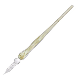 Glass pen Glitter Yellow