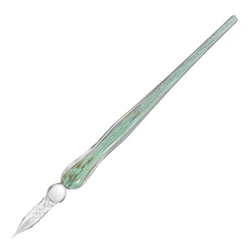 Glass pen Glitter Green