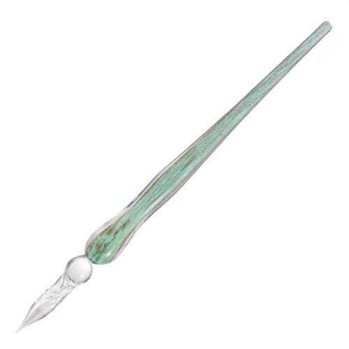 Glaspenna Glitter Grön