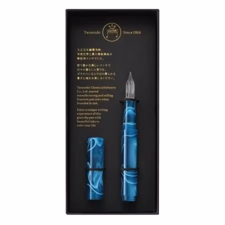 Glaspenna Teranishi Guitar Aurora Peacock Blue