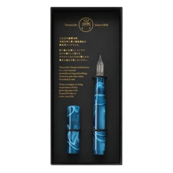Dip pen Teranishi Guitar Aurora Peacock Blue