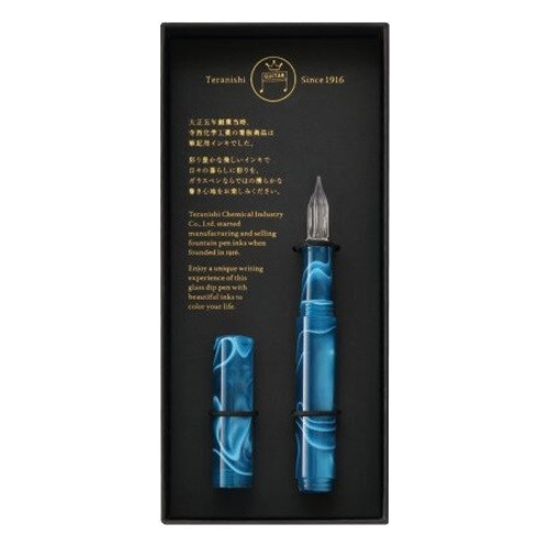 Dip pen Teranishi Guitar Aurora Peacock Blue