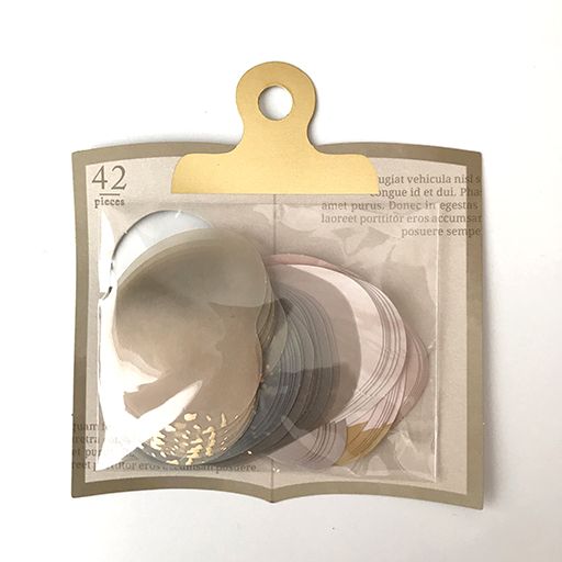 Flake Stickers Hitokakera Seal - Sand Brown