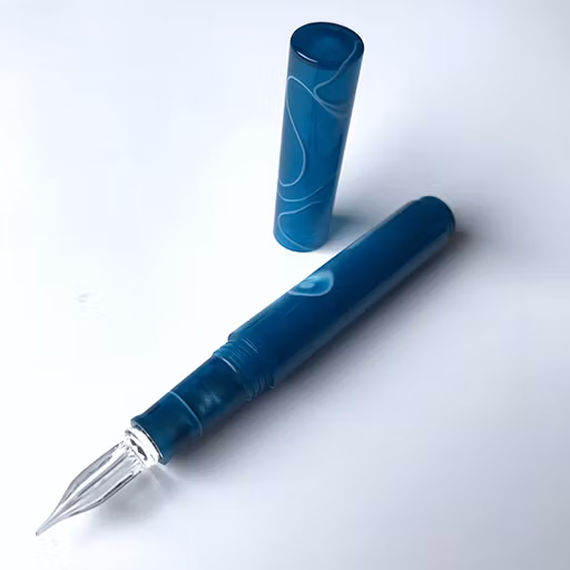 Glaspenna Teranishi Guitar Aurora Peacock Blue