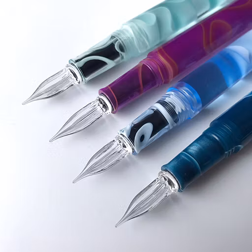 Glaspenna Teranishi Guitar Aurora Peacock Blue