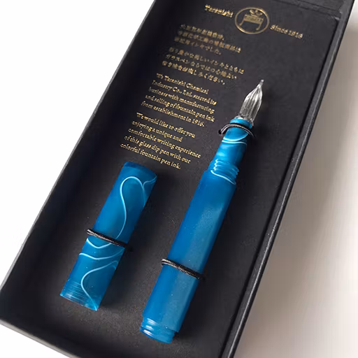 Glaspenna Teranishi Guitar Aurora Peacock Blue