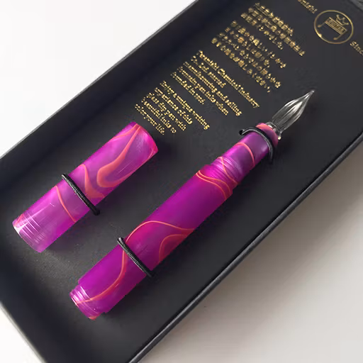 Glaspenna Teranishi Guitar Aurora Sunset Pink