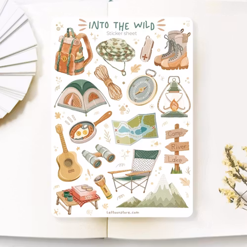 Stickers Lettoon - Into The Wild