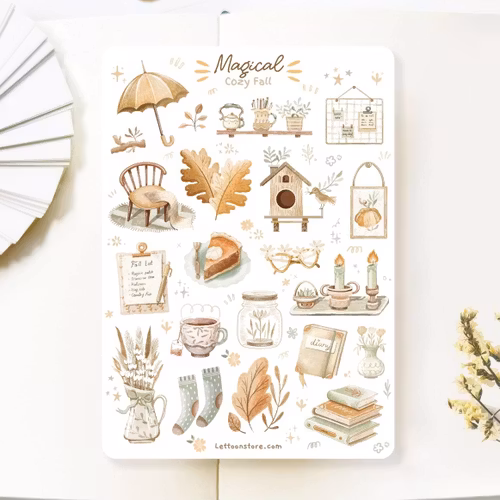 Stickers Lettoon - Magical Cozy Fall