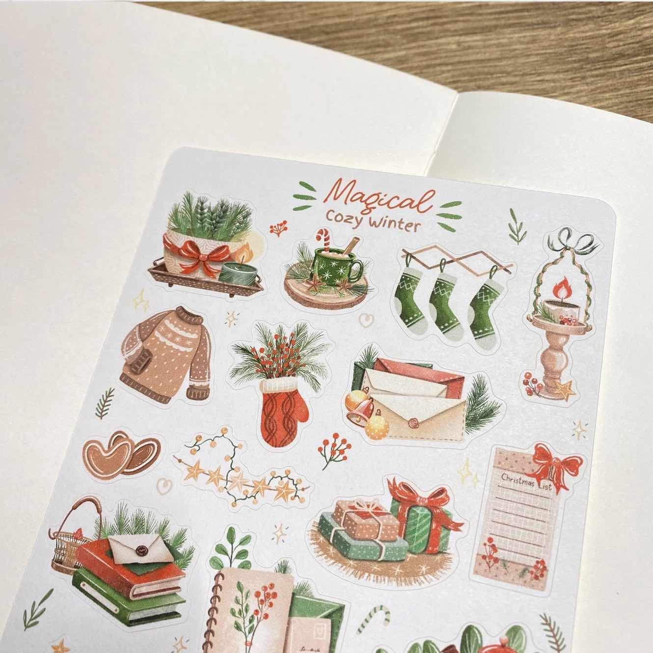 Stickers Lettoon - Magical Cozy Winter