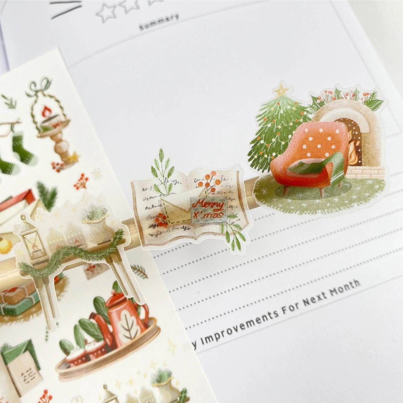 Stickers Lettoon - Magical Cozy Winter
