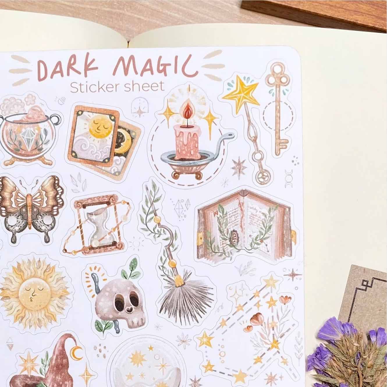 Stickers Lettoon - Dark Magic