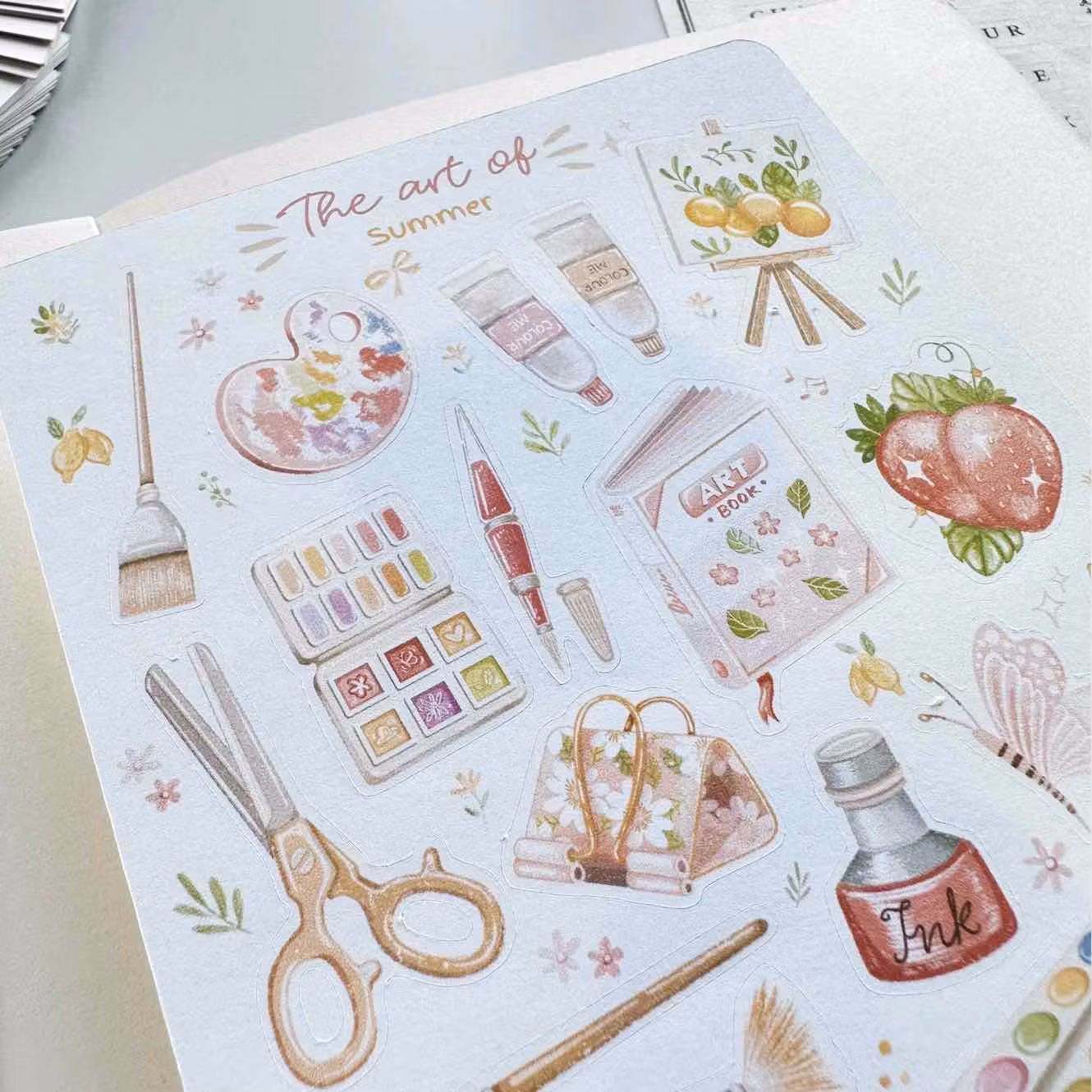 Stickers Lettoon - The Art of Summer