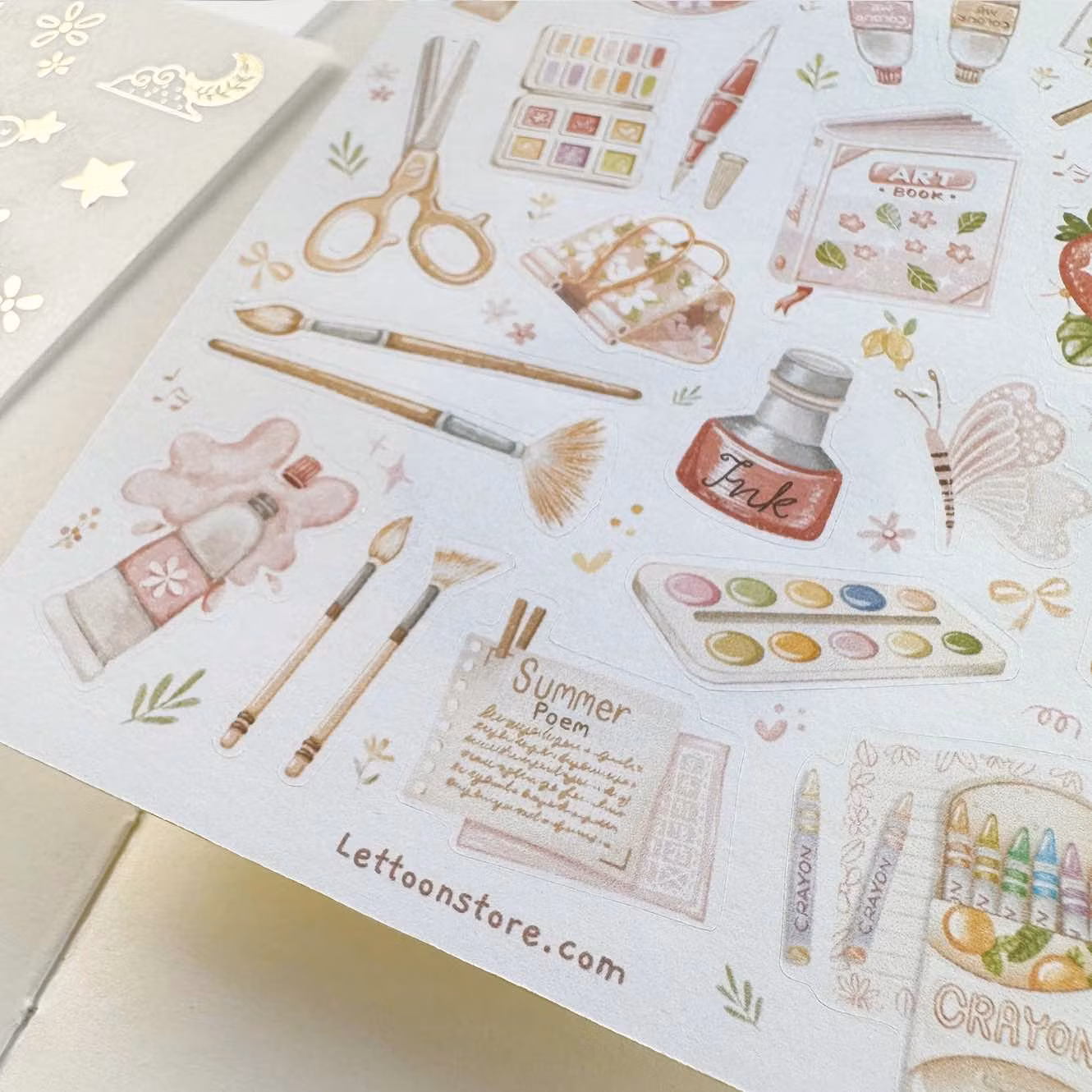 Stickers Lettoon - The Art of Summer