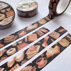 Washi tape Lettoon - Night Reading 15 mm