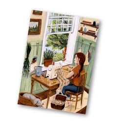 Card Esther Bennink - Open window