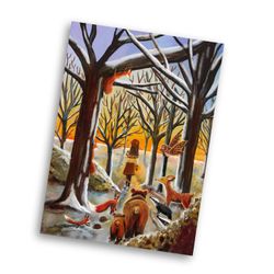 Card Esther Bennink - Whisperer of the Woods