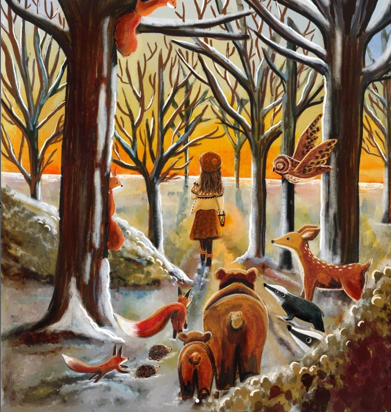 Card Esther Bennink - Whisperer of the Woods