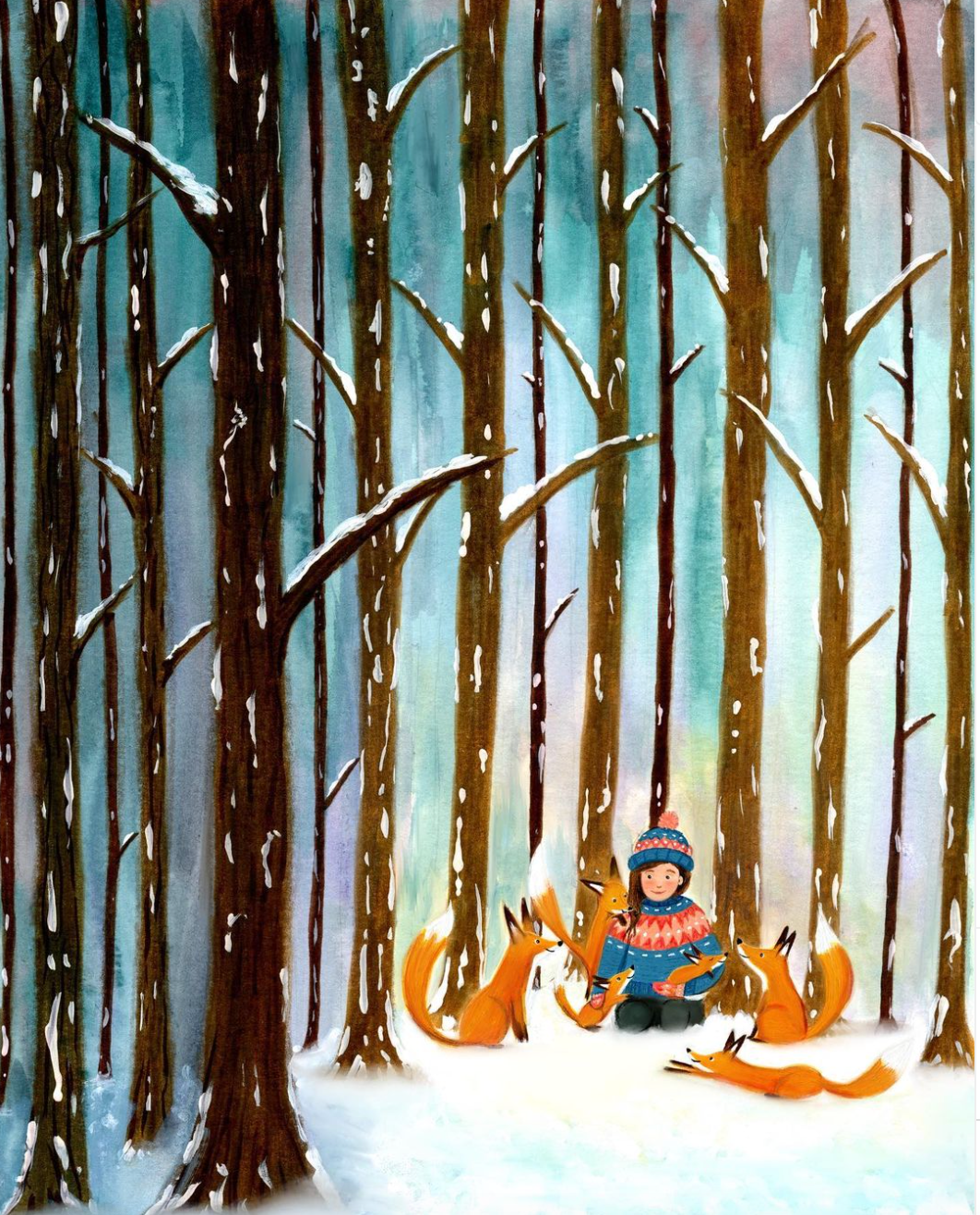 Kort Esther Bennink - Winter Day