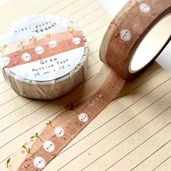 Washi tape Nikki Dotti - Grow 15 mm
