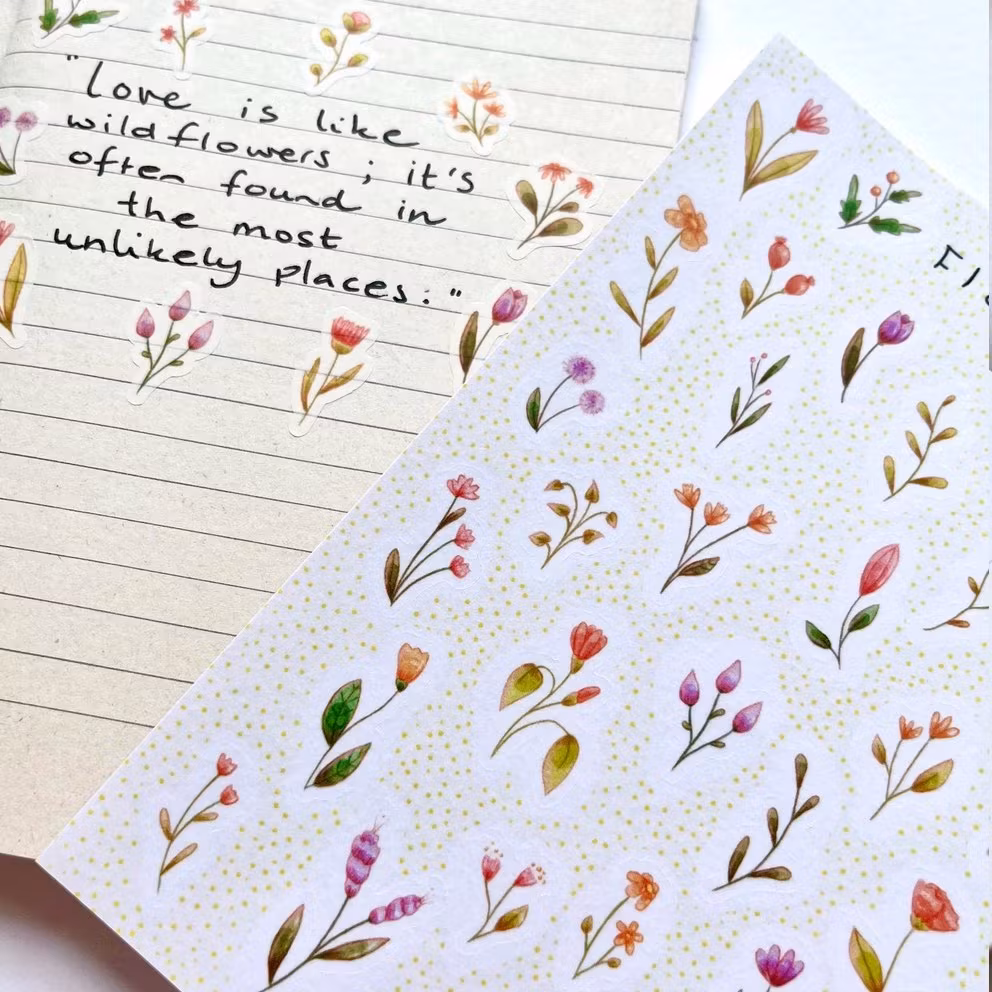 Washi Stickers Nikki Dotti - Flowers