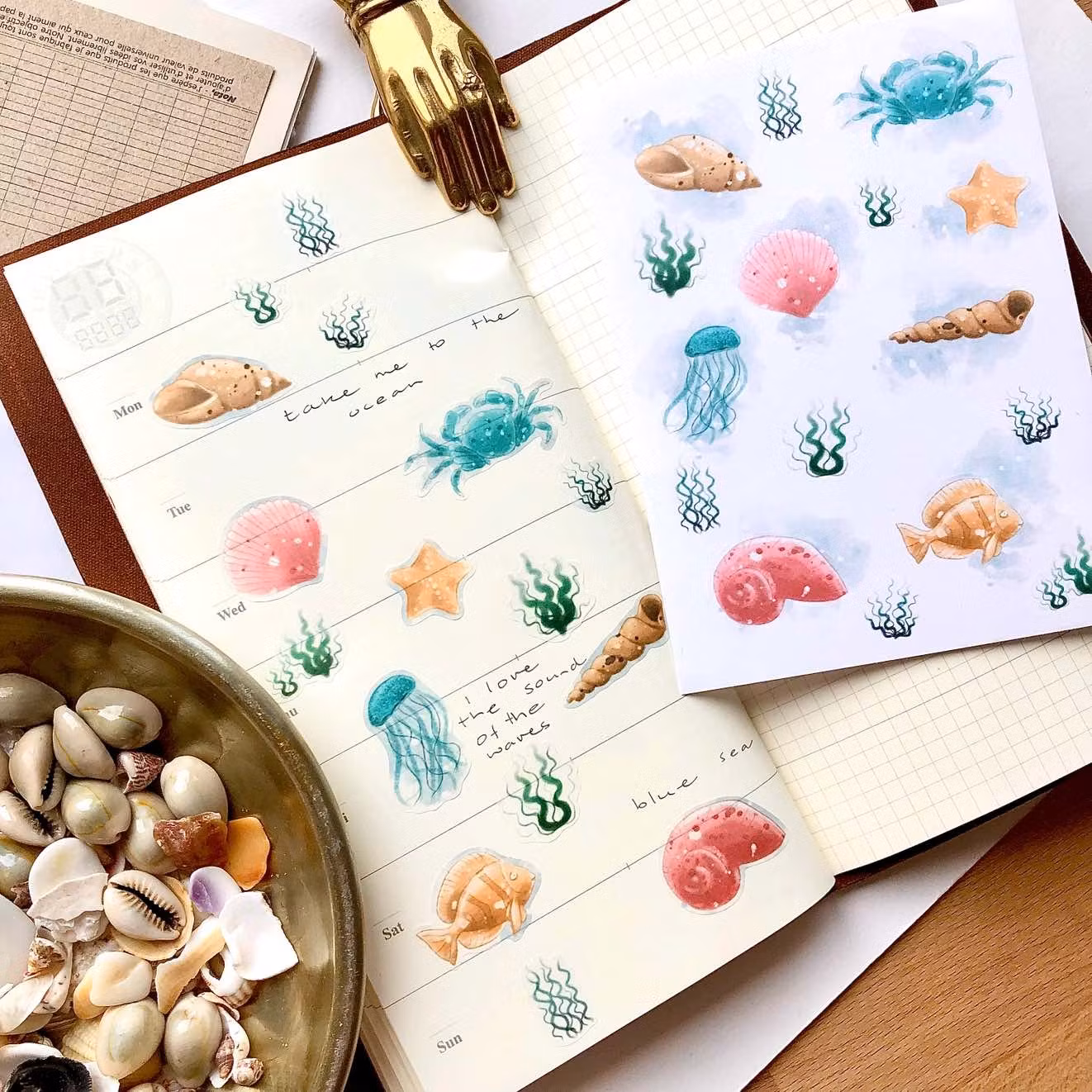 Washi Stickers Nikki Dotti - Ocean