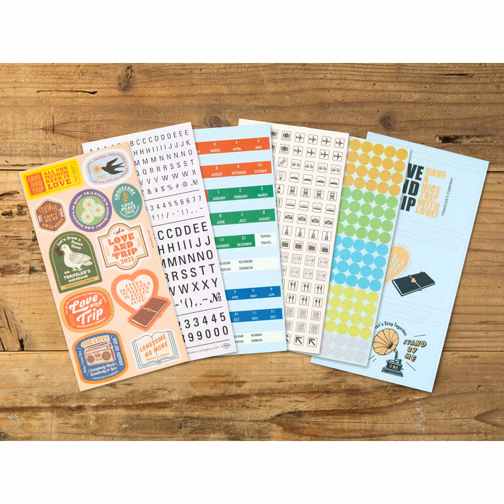 2025 Customized Stickers Set // Traveler's Notebook
