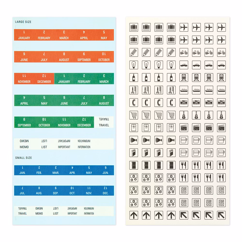 2025 Customized Stickers Set // Traveler's Notebook