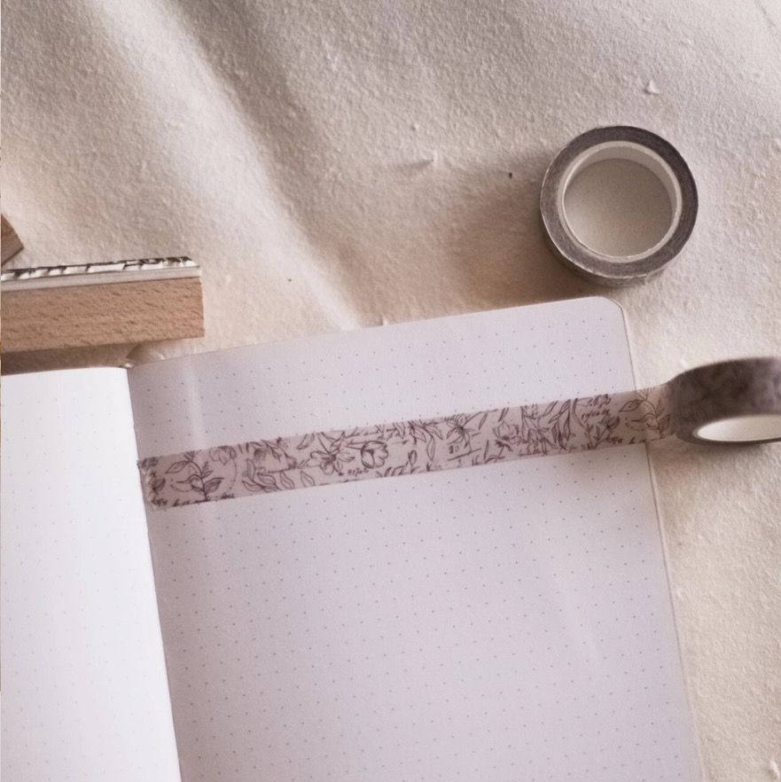 Chapteries Washi Tape - Flowers W-008 15mm
