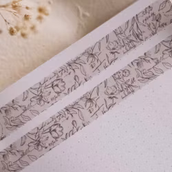 Chapteries Washi Tape - Flowers W-008 15mm