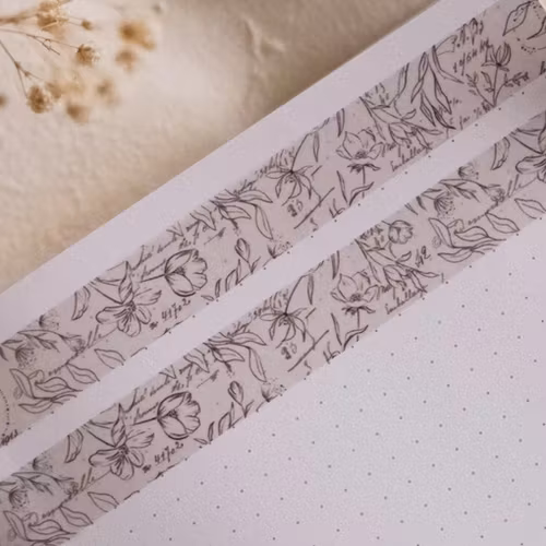 Chapteries Washi Tape - Flowers 15mm