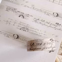 Chapteries Washi Tape - Vintage Scripts 15mm