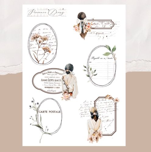 Chapteries Stickers - Vintage Frames