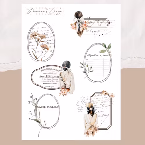 Chapteries Stickers - Vintage Frames