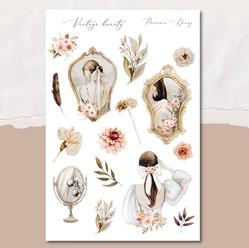 Chapteries Stickers - Vintage Beauty