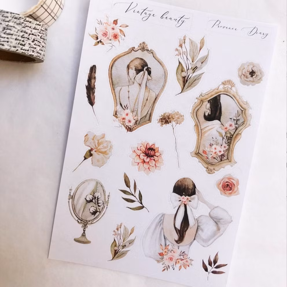 Chapteries Stickers - Vintage Beauty
